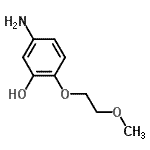 CAS 登录号：756431-83-1， 5-氨基-2-(2-甲氧基乙氧基)苯酚