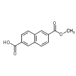 CAS 登录号：7568-08-3， 6-(甲氧羰基)-2-萘甲酸