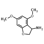 CAS#: 756801-05-5, 4,6-Dimethoxy-2,3-dihydro-1-benzofuran-3-amine