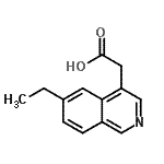 CAS#: 756809-77-5, (6-Ethyl-4-isoquinolinyl)acetic acid