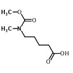 CAS 登录号：756874-12-1， 5-(甲氧羰基-甲基-氨基)戊酸