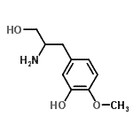 CAS#: 757130-45-3, 5-(2-Amino-3-hydroxypropyl)-2-methoxyphenol