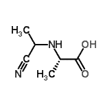 CAS 登录号：757146-61-5， N-(1-氰基乙基)-L-丙氨酸