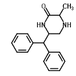 CAS 登录号：757179-67-2， 6-(二苯基甲基)-3-甲基-2-哌嗪酮