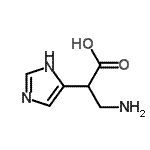 CAS 登录号：757185-97-0， 3-氨基-2-(1H-咪唑-4-基)丙酸