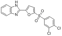 CAS 登录号：75745-85-6， 2-[5-(3,4-二氯苯基)磺酰基呋喃-2-基]-1H-苯并咪唑