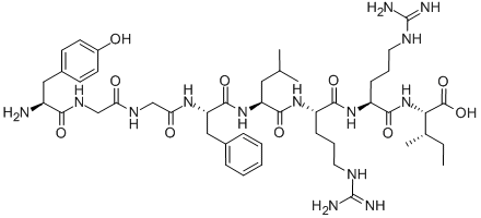 CAS 登录号：75790-53-3， 酪氨酰-甘氨酰-甘氨酰-苯丙氨酰-亮氨酰-精氨酰-精氨酰-异亮氨酸