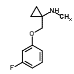 CAS#: 757934-12-6, 1-[(3-Fluorophenoxy)methyl]-N-methylcyclopropanamine