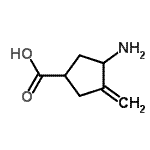 CAS 登录号：757942-64-6， 3-氨基-4-亚甲基环戊烷e羧酸