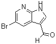 CAS 登录号：757978-33-9， 5-溴-1H-吡咯并[2,3-b]吡啶-3-甲醛