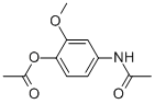 CAS 登录号：75813-77-3， N-[4-(乙酰氧基)-3-甲氧基苯基]-乙酰胺