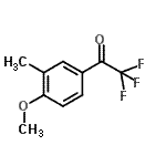 CAS 登录号：75822-11-6， 2,2,2-三氟-1-(4-甲氧基-3-甲基苯基)乙酮