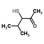 CAS 登录号：75832-79-0， 4-甲基-3-硫基-2-戊酮