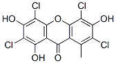 CAS#: 7584-33-0, 2,4,5,7-Tetrachloro-1,3,6-Trihydroxy-8-Methyl-9H-Xanthen-9-One