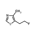 CAS#: 75848-79-2, 5-(2-Fluoroethyl)-4-methyl-1,3-thiazole