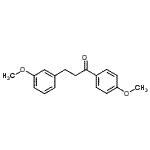 CAS#: 75849-20-6, 3-(3-Methoxyphenyl)-1-(4-methoxyphenyl)-1-propanone