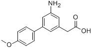 CAS 登录号：75852-47-0， 2-[3-氨基-5-(4-甲氧基苯基)苯基]乙酸