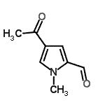 CAS 登录号：75866-91-0， 4-乙酰基-1-甲基-1H-吡咯-2-甲醛