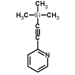 CAS 登录号：75867-44-6， 2-[(三甲基硅烷基)乙炔基]吡啶