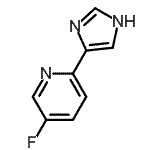 CAS#: 758679-59-3, 5-Fluoro-2-(1H-imidazol-4-yl)pyridine