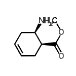 CAS 登录号：758681-72-0， 甲基(1S,6R)-6-氨基-3-环己烯-1-羧酸酯