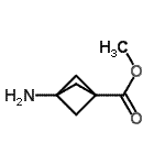 CAS 登录号：758684-88-7， 甲基3-氨基双环[1.1.1]戊烷-1-羧酸酯