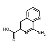CAS#: 758726-20-4, 8-Amino-1,7-naphthyridine-6-carboxylic acid