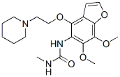 CAS 登录号：75883-78-2， 1-[6,7-二甲氧基-4-(2-哌啶-1-基乙氧基)-1-苯并呋喃-5-基]-3-甲基脲