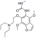 CAS 登录号：75902-75-9， 1-[6-[2-(二丙基氨基)乙氧基]-4,7-二甲氧基-1-苯并呋喃-5-基]-3-甲基脲
