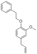 CAS 登录号：75925-43-8， 2-甲氧基-1-(2-苯基乙氧基)-4-丙-2-烯基苯