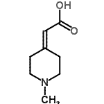 CAS 登录号：759457-29-9， (1-甲基-4-哌啶基亚基)乙酸