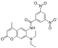 CAS#: 7596-09-0, N-(7-Diethylamino-4-Methyl-2-Oxo-Chromen-6-Yl)-3,5-Dinitro-Benzamide