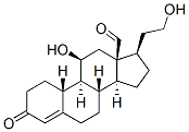 CAS#: 76025-75-7, (8S,9S,10R,11S,13R,14S,17S)-11-Hydroxy-17-(2-Hydroxyacetyl)-3-Oxo-2,6,7,8,9,10,11,12,14,15,16,17-Dodecahydro-1H-Cyclopenta[a]Phenanthrene-13-Carbaldehyde