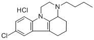 CAS#: 76061-79-5, 1,10-Trimethylene-2-Butyl-8-Chloro-1,2,3,4-Tetrahydropyrazino(1,2-a)Indole Hydrochloride