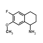 CAS#: 760929-46-2, 6-Fluoro-7-methoxy-1,2,3,4-tetrahydro-1-naphthalenamine