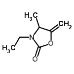 CAS 登录号：761000-59-3， 3-乙基-4-甲基-5-亚甲基-1,3-恶唑烷-2-酮