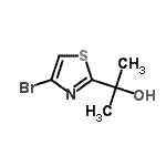 CAS 登录号：761447-63-6， 2-(4-溴-1,3-噻唑-2-基)-2-丙醇