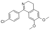 CAS 登录号：76201-90-6， 1-(4-氯苯基)-6,7-二甲氧基-3,4-二氢异喹啉