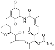 CAS#: 76207-83-5, [(8Z,12E,14E)-6-Hydroxy-5,11-Dimethoxy-3,7,9,15-Tetramethyl-16,20,22-Trioxo-17-Azabicyclo[16.3.1]Docosa-1(21),8,12,14,18-Pentaen-10-Yl] Carbamate