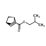 CAS 登录号：762261-09-6， 异丁基(1R,2R,4R)-双环[2.2.1]庚-5-烯-2-羧酸酯
