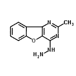 CAS 登录号：76288-57-8， 4-肼基-2-甲基[1]苯并呋喃并[3,2-d]嘧啶