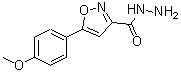 CAS#: 763109-56-4, 5-(4-Methoxyphenyl)-1,2-oxazole-3-carbohydrazide