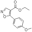 CAS 登录号：76344-86-0， 5-(4-甲氧基苯基)-1,2-恶唑-4-羧酸乙酯