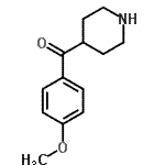 CAS#: 76362-12-4, (4-Methoxyphenyl)(4-piperidinyl)methanone