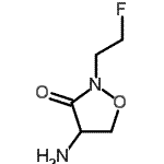 CAS 登录号：763923-70-2， 4-氨基-2-(2-氟乙基)-1,2-恶唑烷-3-酮
