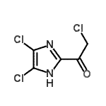 CAS#: 76431-05-5, 2-Chloro-1-(4,5-dichloro-1H-imidazol-2-yl)ethanone