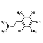 CAS 登录号：764592-24-7， 5-[2-(二甲基氨基)乙基]-3,6-二甲基-1,2,4-苯三醇