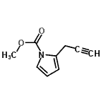 CAS 登录号：764655-36-9， 甲基2-(2-丙炔-1-基)-1H-吡咯-1-羧酸酯