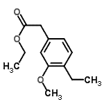 CAS 登录号：765302-51-0， 乙基2-(4-乙基-3-甲氧基-苯基)乙酸酯