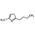 CAS#: 76572-47-9, 2-Butyl-4-methyl-1,3-thiazole